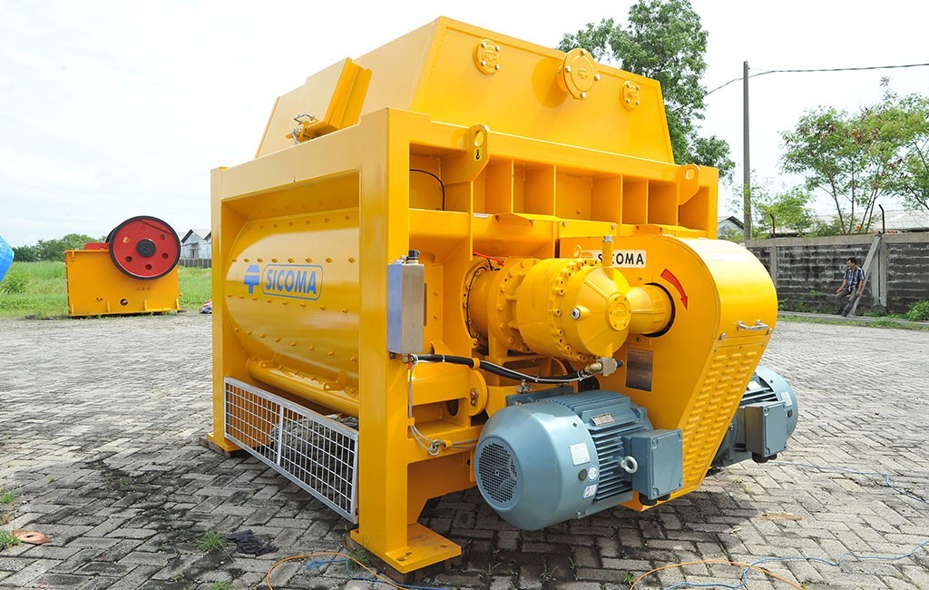 SICOMA Twin Shaft Concrete Mixers 